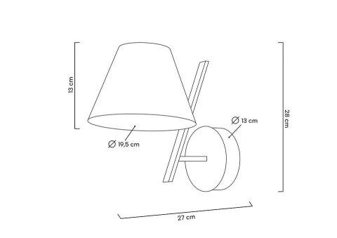 LAMPA ŚCIENNA, KINKIET, MOOSEE GEOMETRIA, CZARNA, NOWOCZESNA, METAL, E14