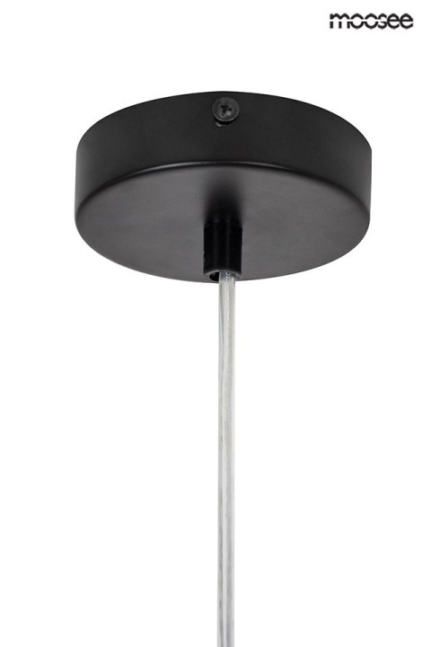 LAMPA WISZĄCA MOOSEE LUMINOSO, CZARNA, 20XG9, ŻYRANDOL, LOFT, NOWOCZESNA