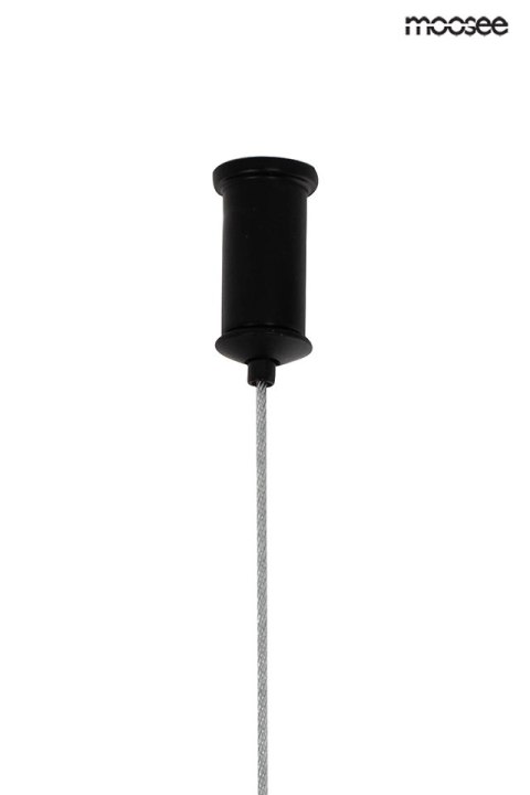 LAMPA WISZĄCA MOOSEE LUMINOSO, CZARNA, 20XG9, ŻYRANDOL, LOFT, NOWOCZESNA