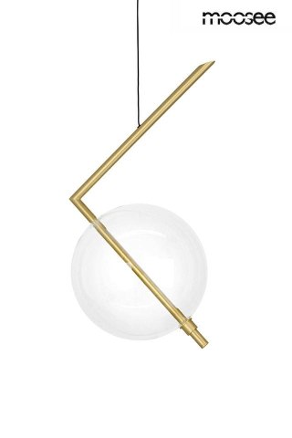 LAMPA WISZĄCA AURELIA ZŁOTA MOOSEE, SZKLANA KULA, LED, NOWOCZESNA, LOFT