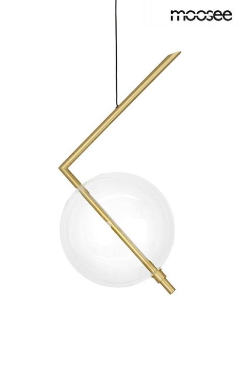 LAMPA WISZĄCA AURELIA ZŁOTA MOOSEE, SZKLANA KULA, LED, NOWOCZESNA, LOFT