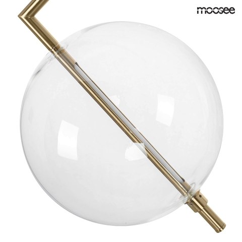 LAMPA WISZĄCA AURELIA ZŁOTA MOOSEE, SZKLANA KULA, LED, NOWOCZESNA, LOFT