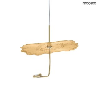 LAMPA WISZĄCA AURELIA ZŁOTA MOOSEE, LED, SALON, NOWOCZESNA, EKSKLUZYWNA