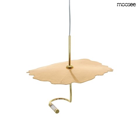 LAMPA WISZĄCA AURELIA ZŁOTA MOOSEE, LED, SALON, NOWOCZESNA, EKSKLUZYWNA