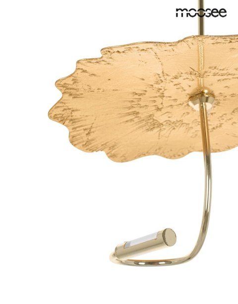 LAMPA WISZĄCA AURELIA ZŁOTA MOOSEE, LED, SALON, NOWOCZESNA, EKSKLUZYWNA