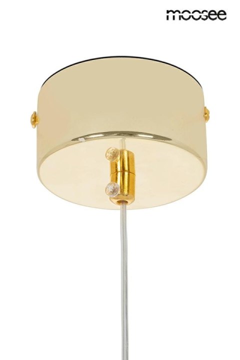 LAMPA WISZĄCA AURELIA ZŁOTA MOOSEE, LED, SALON, NOWOCZESNA, EKSKLUZYWNA