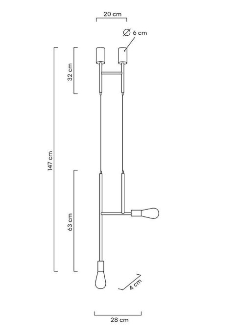 LAMPA WISZĄCA AURAE MOOSEE, ZŁOTA, DYMIONA, LOFT, SALON, INDUSTRIALNA, E27