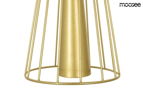 LAMPA WISZĄCA MOOSEE STILETTA ZŁOTA, GLAMOUR, METALOWA, DO SALONU, 60 CM