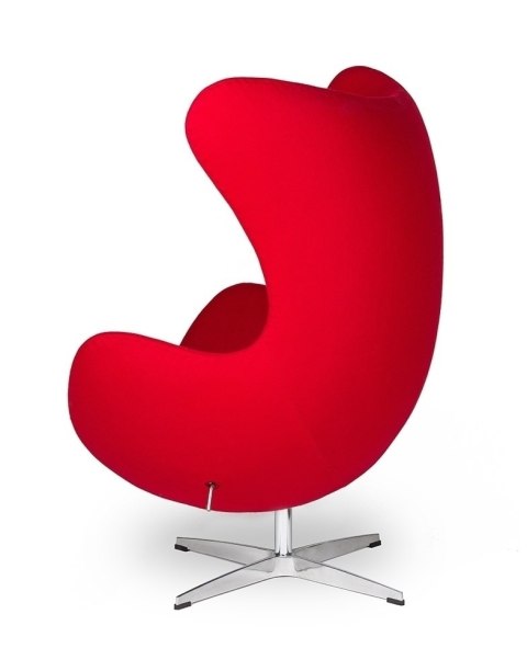 FOTEL EGG, JAJO, CZERWONY, OBROTOWY, METAL, DO SALONU, NOWOCZESNY, WEŁNA FOTEL EGG, JAJO, CZERWONY, OBROTOWY, METAL, DO SALONU, NOWOCZESNY, WEŁNA