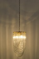 NOWOCZESNA LAMPA WISZĄCA GLAMOUR - MIRACLE, ZŁOTA, DO SALONU, ELEGANCKA