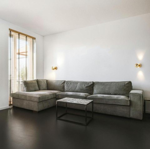 LAMPA ŚCIENNA KINKIET CHROMIA MOOSEE, ZŁOTA, LED, DOTYKOWA, ŚCIEMNIALNA