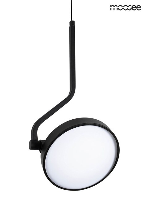 LAMPA ŚCIENNA KINKIET LUMENA CZARNA MOOSEE, LED 30W, 3 KLOSZE, OBROTOWA