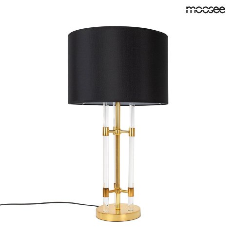LAMPA STOŁOWA AURELIA, MOOSEE, ZŁOTA, CZARNA, E27, NOWOCZESNA, DESIGN