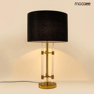 LAMPA STOŁOWA AURELIA, MOOSEE, ZŁOTA, CZARNA, E27, NOWOCZESNA, DESIGN
