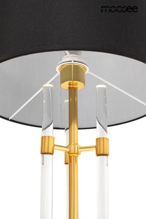 LAMPA STOŁOWA AURELIA, MOOSEE, ZŁOTA, CZARNA, E27, NOWOCZESNA, DESIGN