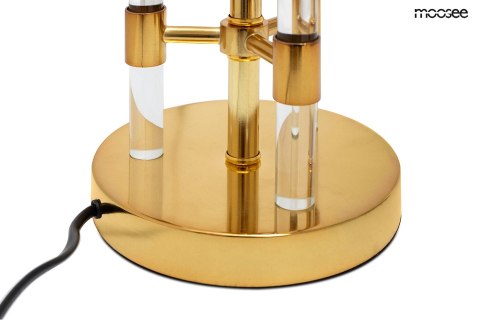 LAMPA STOŁOWA AURELIA, MOOSEE, ZŁOTA, CZARNA, E27, NOWOCZESNA, DESIGN
