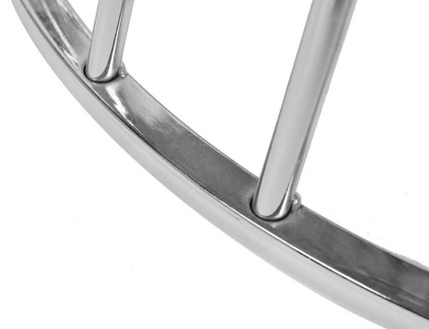 OKRĄGŁY STÓŁ, ORZECH, METALOWA PODSTAWA, LOFT, DO SALONU, JADALNI 110 CM OKRĄGŁY STÓŁ, ORZECH, METALOWA PODSTAWA, LOFT, DO SALONU, JADALNI 110 CM
