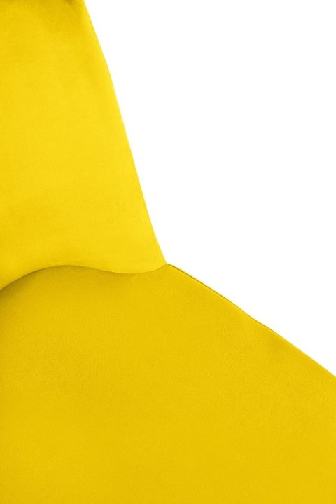 TAPICEROWANE ŻÓŁTE KRZESŁO GLAMOUR - NAPOLI, WELUROWE, DO SALONU, JADALNI TAPICEROWANE ŻÓŁTE KRZESŁO GLAMOUR - NAPOLI, WELUROWE, DO SALONU, JADALNI