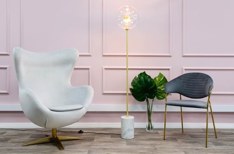 TAPICEROWANE SZARE KRZESŁO GLAMOUR, NOWOCZESNE, WELUROWE, DO SALONU, ZŁOTE TAPICEROWANE SZARE KRZESŁO GLAMOUR, NOWOCZESNE, WELUROWE, DO SALONU, ZŁOTE