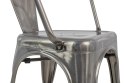 METALOWE KRZESŁO, LOFT, INDUSTRIALNE, DO KUCHNI, JADALNI, Z PODŁOKIETNIKAMI