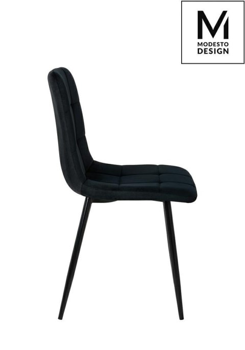 TAPICEROWANE CZARNE KRZESŁO PORTO, WELUROWE, PIKOWANE, DO SALONU, GLAMOUR TAPICEROWANE CZARNE KRZESŁO PORTO, WELUROWE, PIKOWANE, DO SALONU, GLAMOUR