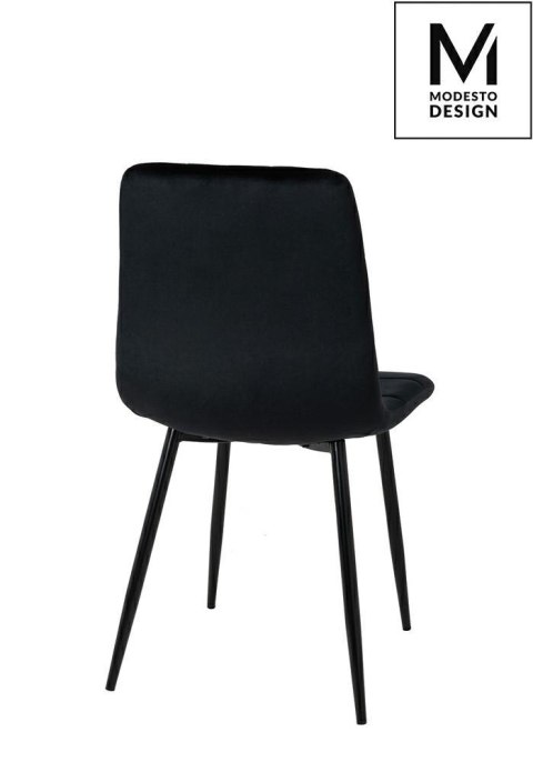 TAPICEROWANE CZARNE KRZESŁO PORTO, WELUROWE, PIKOWANE, DO SALONU, GLAMOUR TAPICEROWANE CZARNE KRZESŁO PORTO, WELUROWE, PIKOWANE, DO SALONU, GLAMOUR