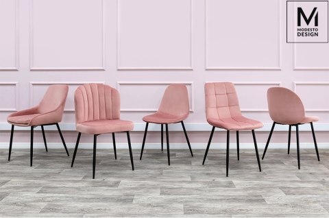 ELEGANCKIE RÓŻOWE KRZESŁO GLAMOUR, WELUROWE, PIKOWANE, DO SALONU, JADALNI ELEGANCKIE RÓŻOWE KRZESŁO GLAMOUR, WELUROWE, PIKOWANE, DO SALONU, JADALNI