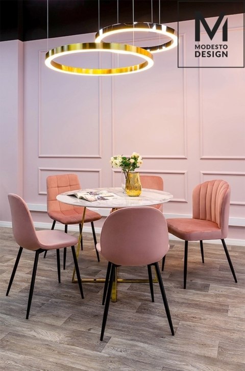 ELEGANCKIE RÓŻOWE KRZESŁO GLAMOUR, WELUROWE, PIKOWANE, DO SALONU, JADALNI ELEGANCKIE RÓŻOWE KRZESŁO GLAMOUR, WELUROWE, PIKOWANE, DO SALONU, JADALNI