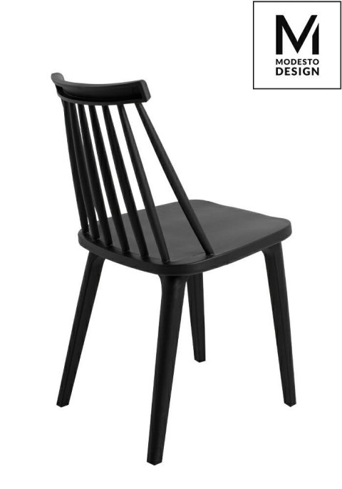 CZARNE KRZESŁO RETRO LOFT, PATYCZAK, Z TWORZYWA, DO JADALNI, WYTRZYMAŁE CZARNE KRZESŁO RETRO LOFT, PATYCZAK, Z TWORZYWA, DO JADALNI, WYTRZYMAŁE