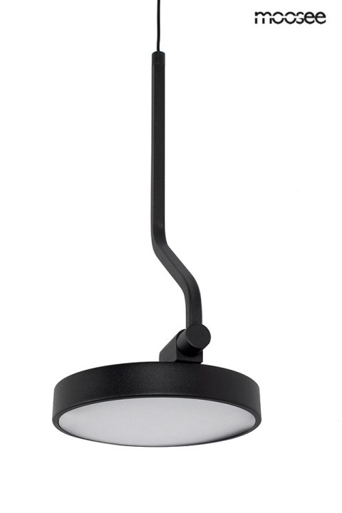 LAMPA ŚCIENNA KINKIET ORBITA CZARNA, MOOSEE, LED 10W, OBROTOWA, NOWOCZESNA