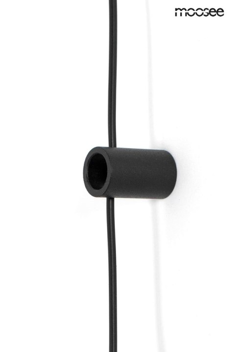 LAMPA ŚCIENNA KINKIET ORBITA CZARNA, MOOSEE, LED 10W, OBROTOWA, NOWOCZESNA