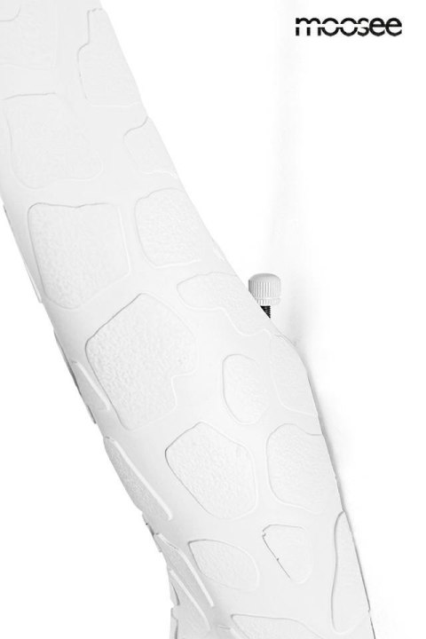 LAMPA ŚCIENNA KINKIET AUREO, BIAŁA ŻYRAFA, ZŁOTA, KRYSZTAŁY, MOOSEE, DESIGN