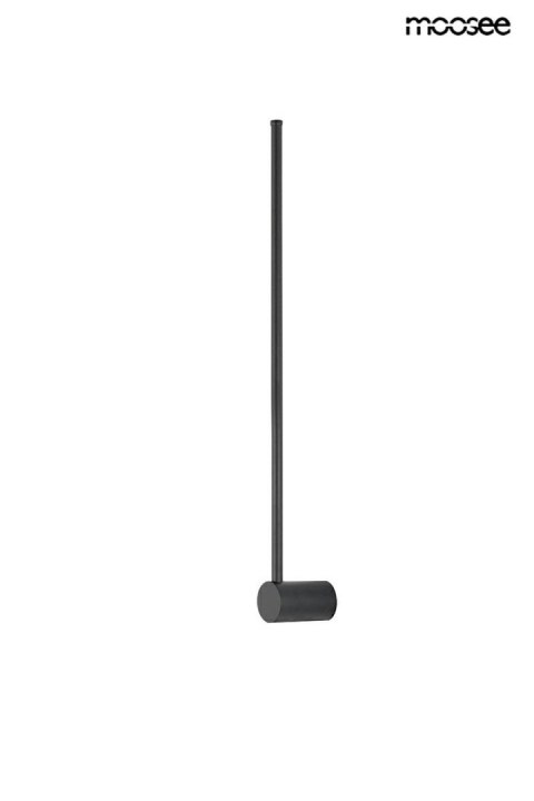 LAMPA ŚCIENNA KINKIET LED LUMINIS CZARNA, 82CM, LOFT, NOWOCZESNA, MOOSEE