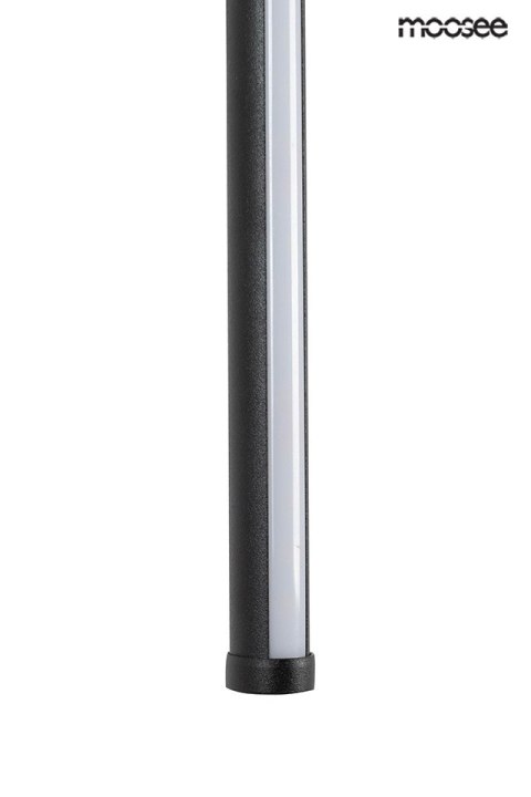 LAMPA ŚCIENNA KINKIET LED LUMINIS CZARNA, 82CM, LOFT, NOWOCZESNA, MOOSEE