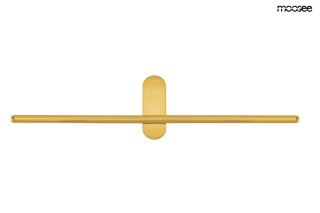 LAMPA ŚCIENNA KINKIET CROMA ZŁOTA, MOOSEE, LED, 60CM, NOWOCZESNA, DESIGN