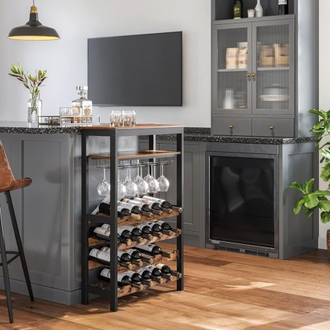 REGAŁ NA WINO TERROIR, STOJAK, BAREK, LOFT, INDUSTRIALNY, PÓŁKA, DO SALONU