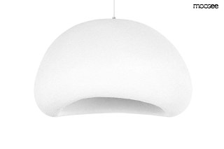 LAMPA WISZĄCA NUVOLA 60 BIAŁA MOOSEE, DESIGN, ŻYWICA, OBŁOK, E27, SALON