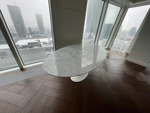 STÓŁ MARMUROWY OWALNY BIANCO CARRARA 200X120, JADALNIA, SALON, LUCENTE