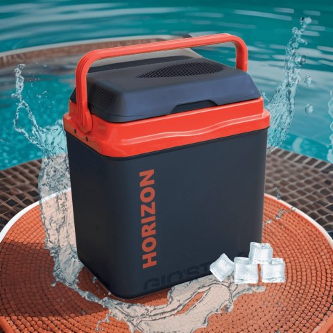 Lodówka turystyczna 20L KAMAI HORIZON, elektryczna 12/230V, kolor antracytowy z czerwonym akcentem Lodówka turystyczna 20L KAMAI HORIZON, elektryczna 12/230V, kolor antracytowy z czerwonym akcentem