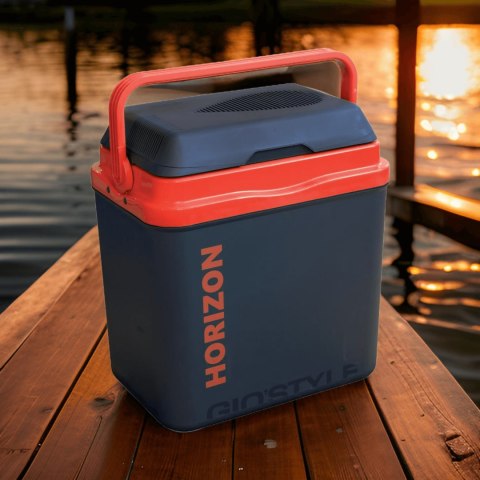 Lodówka turystyczna 20L KAMAI HORIZON, elektryczna 12/230V, kolor antracytowy z czerwonym akcentem Lodówka turystyczna 20L KAMAI HORIZON, elektryczna 12/230V, kolor antracytowy z czerwonym akcentem