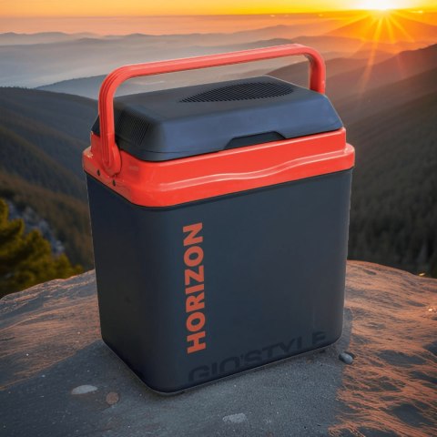 Lodówka turystyczna 20L KAMAI HORIZON, elektryczna 12/230V, kolor antracytowy z czerwonym akcentem Lodówka turystyczna 20L KAMAI HORIZON, elektryczna 12/230V, kolor antracytowy z czerwonym akcentem