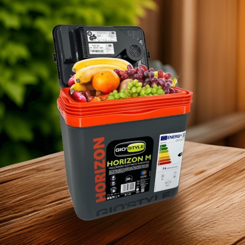 Lodówka turystyczna 20L KAMAI HORIZON, elektryczna 12/230V, kolor antracytowy z czerwonym akcentem Lodówka turystyczna 20L KAMAI HORIZON, elektryczna 12/230V, kolor antracytowy z czerwonym akcentem