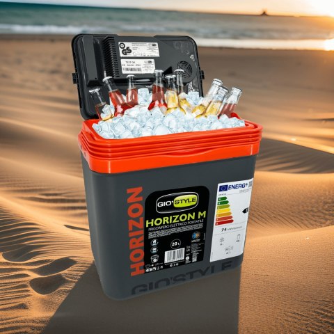 Lodówka turystyczna 20L KAMAI HORIZON, elektryczna 12/230V, kolor antracytowy z czerwonym akcentem Lodówka turystyczna 20L KAMAI HORIZON, elektryczna 12/230V, kolor antracytowy z czerwonym akcentem