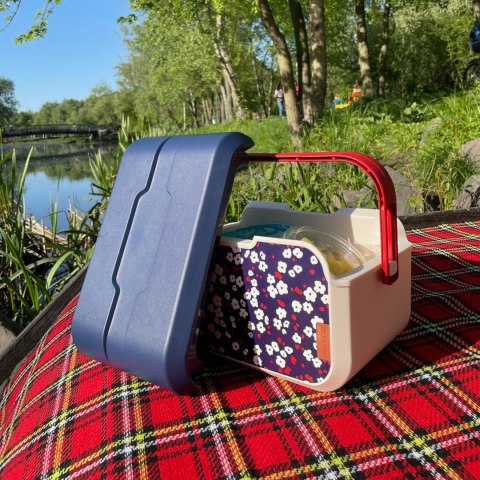 Lunchbox 5L Głęboki, kwiat wiśni 32,6x19,9x18,9cm Lunchbox 5L Głęboki, kwiat wiśni 32,6x19,9x18,9cm