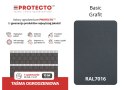 Taśma ogrodzeniowa ROLKA 26mb BASIC 19cm PROTECTO GRAFIT