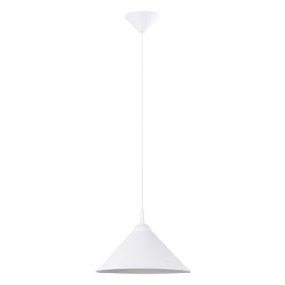 LAMPA WISZĄCA LUMINO BIAŁA, SKANDYNAWSKA, NOWOCZESNA, DO SALONU, STAL, E27