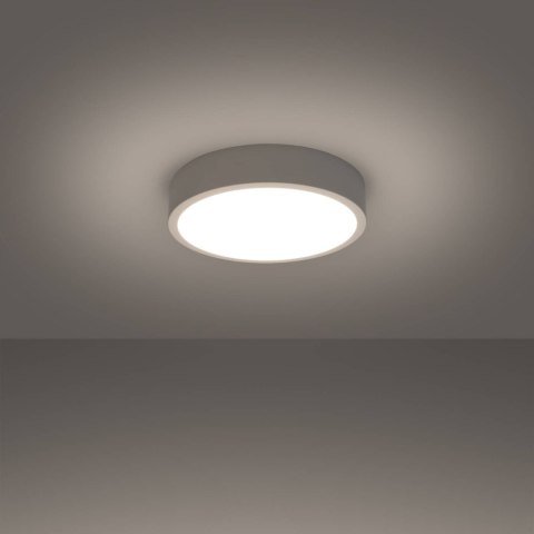 PLAFON LED SUFITOWY LUMINA, BIAŁY, OKRĄGŁY, 30CM, NOWOCZESNY, LOFT, SALON