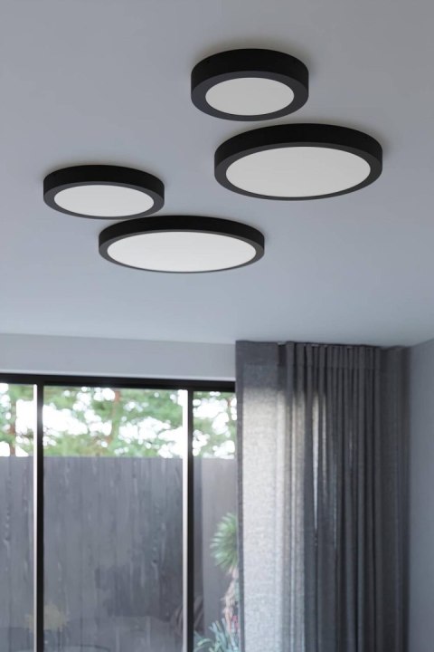 PLAFON LED SUFITOWY LUMINA, BIAŁY, OKRĄGŁY, 30CM, NOWOCZESNY, LOFT, SALON