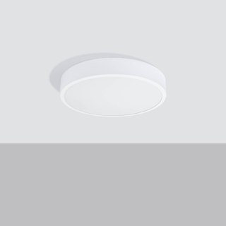 PLAFON LED LUMINA, BIAŁY, OKRĄGŁY, 40CM, LAMPA SUFITOWA, SALON, NOWOCZESNY