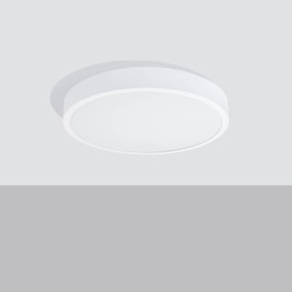PLAFON SUFITOWY LED OKRĄGŁY LUMINA, BIAŁY, 50CM, 32W, NOWOCZESNY, SALON